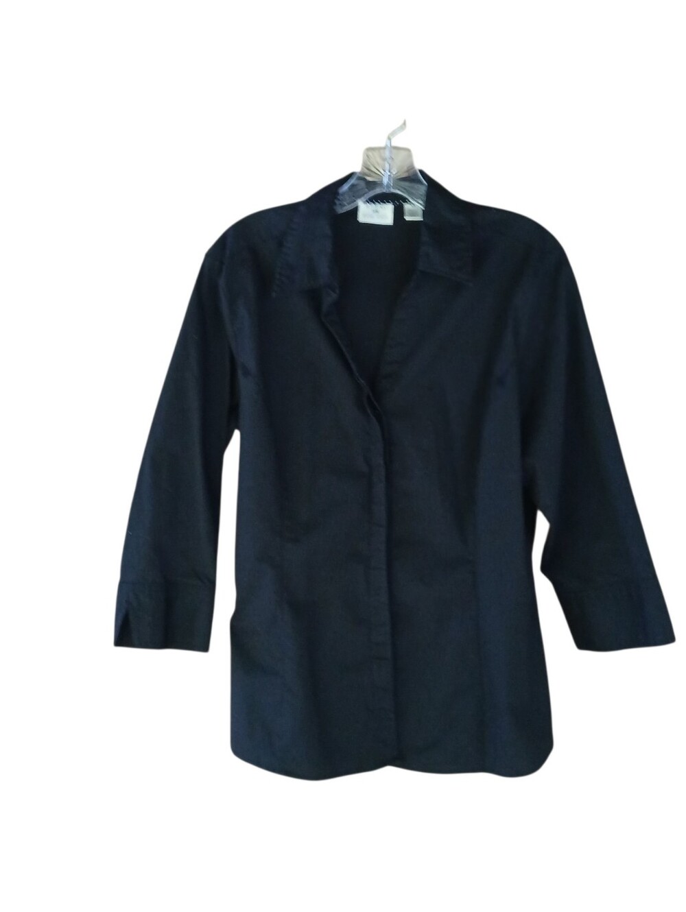 Riders By Lee Black Easy Care Button Down Shirt XL